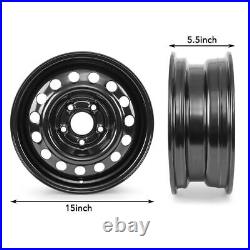 4Pcs New 15Inch Wheel Rim For Nissan NV200 2013-2021 Black Steel Wheel US STOCK 4Pcs New 15Inch Wheel Rim For Nissan NV200 2013-2021 Black Steel Wheel US STOCK