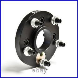 (4) 18mm Forged Black 4 Lug to 5 Lug Wheel Adapters 4x100 to 5x114.3 for BMW E30