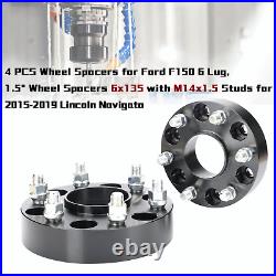 (4) 1.5 6 Lug Hubcentric Black Wheel Spacers Adapter 6x135 for Ford F150 Raptor (4) 1.5 6 Lug Hubcentric Black Wheel Spacers Adapter 6x135 for Ford F150 Raptor