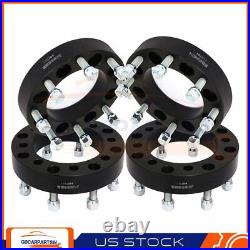 (4) 1.5 8x6.5 to 8x180 Wheel Adapters Fits Chevy Silverado 2500 HD GMC Sierra