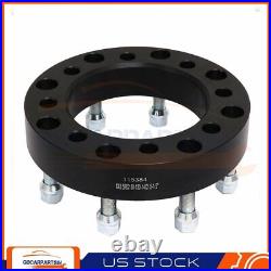 (4) 1.5 8x6.5 to 8x180 Wheel Adapters Fits Chevy Silverado 2500 HD GMC Sierra