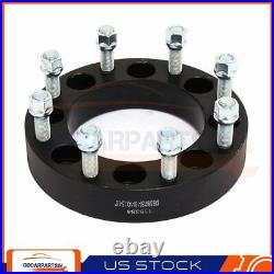 (4) 1.5 8x6.5 to 8x180 Wheel Adapters Fits Chevy Silverado 2500 HD GMC Sierra