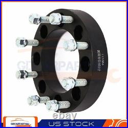 (4) 1.5 8x6.5 to 8x180 Wheel Adapters Fits Chevy Silverado 2500 HD GMC Sierra