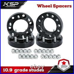 (4) 1.5 Hubcentric Wheel Spacers 5x5.5 Adapters 9/16 Studs For Dodge Ram 1500