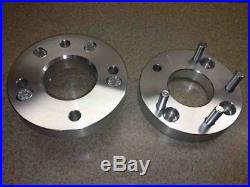 (4) 4x114.3 To 5x114.3 Conversion Wheel Adapters Spacers 12x1.5 25mm 1 Inch