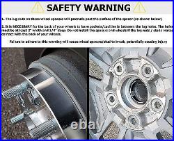 (4) 6x5.5 to 8x6.5 Wheel Adapters 2 6x139.7 Hub to 8x165.1 Wheel Fits Chevy GMC (4) 6x5.5 to 8x6.5 Wheel Adapters 2 6x139.7 Hub to 8x165.1 Wheel Fits Chevy GMC