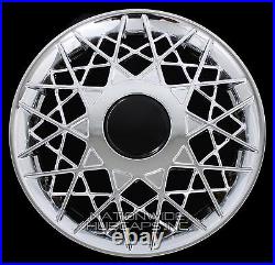 4 98-02 MERCURY GRAND MARQUIS 16 CHROME Spoke Wheel Covers Rim Hub Caps Hubs