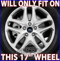 4 BLACK 13-16 Ford Fusion 17 Wheel Covers Rim Skins Hub Caps fits Alloy Wheels