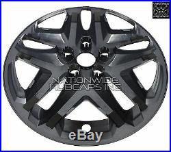 4 BLACK 13-16 Ford Fusion 17 Wheel Covers Rim Skins Hub Caps fits Alloy Wheels