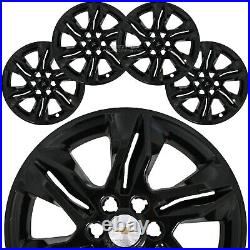 4 Black 2019-2022 Chevrolet Blazer L LT 18 Wheel Skins Hub Caps Full Rim Covers 4 Black 2019-2022 Chevrolet Blazer L LT 18 Wheel Skins Hub Caps Full Rim Covers