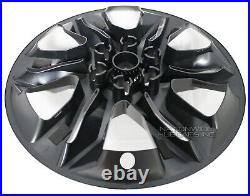 4 Black 2019-2022 Chevrolet Blazer L LT 18 Wheel Skins Hub Caps Full Rim Covers 4 Black 2019-2022 Chevrolet Blazer L LT 18 Wheel Skins Hub Caps Full Rim Covers