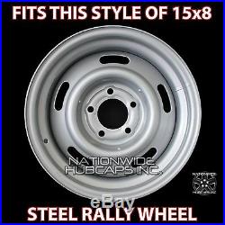 4 Chevy Gm 15 15x8 Rally Wheel 3 Deep Trim Rings Beauty Rim Ring Steel Wheels