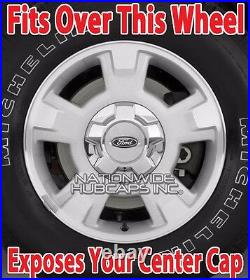 4 Chrome 2009-2014 Ford F150 17 Wheel Skins Hub Caps Full Aluminum Rim Covers