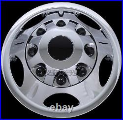 4 Chrome 2011-2024 Silverado 3500 17 Dually Wheel Simulators Dual Rim Liners
