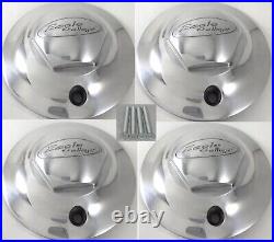 (4) EAGLE Alloys Wheels POLISHED Center Cap Cover Hubcap P/N 63/4 SCREWS ON