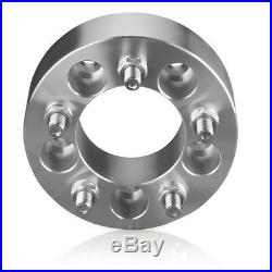 4 Ford 5x135 Billet Wheel Spacers Adapters 5 lug 2 inch thick 14x2 studs F150
