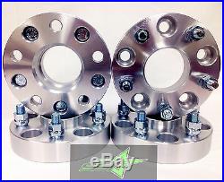 4 Jeep Jk Wheel Spacers 5x5 Hubcentric 1.5 Inch 38mm Rubicon Wrangler 5x127