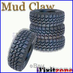 4 Mud Claw Extreme MT 31x10.50R15LT 109Q C All Terrain Performance Mud Tires