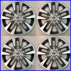 4 NEW 16 Silver Hubcap Wheelcover that FITS 2013-2017 Nissan SENTRA hub cap