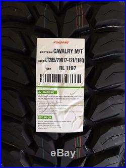 4 NEW 285/70R17 Road One Cavalry MT Tires 285 70 17 70R17 Mud Tires