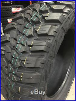 4 NEW 33x12.50R20 Kanati Mud Hog M/T Mud Tires MT 33 12.50 20 R20 10 ply 33 1250