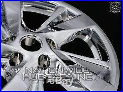 4 New 13-17 Nissan Altima 17 Chrome Wheel Skins Hub Caps Full Alloy Rim Covers