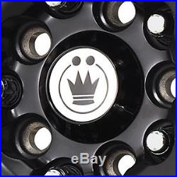 4 New 17X7 45 Offset 5x100/5x114.3 KONIG Control Black Wheels/Rims 17 Inch