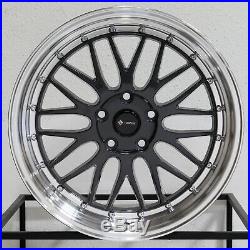 4-New 19 Vors VR8 Wheels 19x8.5/19x9.5 5x120 35/35 Hyper Black Staggered Rims