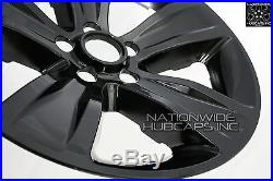 4 New 2015 16 17 18 Dodge Charger 18 Black Wheel Skins Hub Caps Full Rim Covers