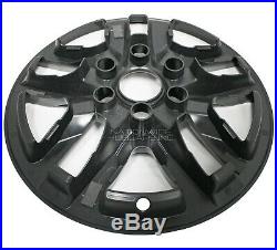4 New 2019-20 SILVERADO 1500 18 Black Wheel Skins Hub Caps Aluminum Rim Covers