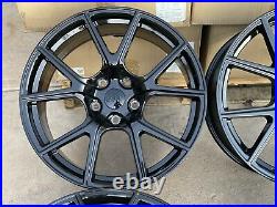 4 PCS Rims 20X10 5X127 Gloss Black JEEP SRT8 STYLE WHEELS Fits Grand Cherokee 4 PCS Rims 20X10 5X127 Gloss Black JEEP SRT8 STYLE WHEELS Fits Grand Cherokee