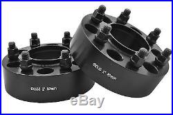 4 Pc Ford F-150 Raptor Expedition Black 2 Hub Centric Wheel Spacers Adapters