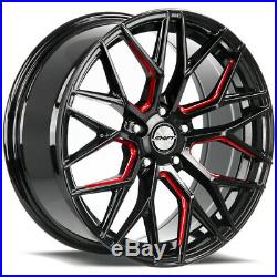 4-Shift Spring 18x8 5x4.5 +35mm Black/Milled/Red Wheels Rims 18 Inch 4-Shift Spring 18x8 5x4.5 +35mm Black/Milled/Red Wheels Rims 18 Inch