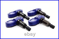 4 TPMS Gloss Black Valve Stem Tire Pressure Sensors Tesla Model 3 Y Bluetooth 4 TPMS Gloss Black Valve Stem Tire Pressure Sensors Tesla Model 3 Y Bluetooth