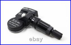 4 TPMS Tire Pressure Sensors Gloss Black Aluminum Valve Stems for Mercedes Benz 4 TPMS Tire Pressure Sensors Gloss Black Aluminum Valve Stems for Mercedes Benz