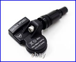 4 TPMS Tire Pressure Sensors Gloss Black Aluminum Valve Stems for Mercedes Benz 4 TPMS Tire Pressure Sensors Gloss Black Aluminum Valve Stems for Mercedes Benz