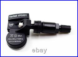 4 TPMS Tire Pressure Sensors Gloss Black Aluminum Valve Stems for Mercedes Benz 4 TPMS Tire Pressure Sensors Gloss Black Aluminum Valve Stems for Mercedes Benz