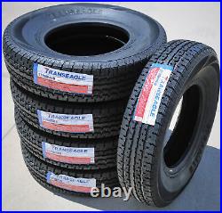 4 Tires Transeagle ST Radial II Steel Belted ST 225/75R15 Load E 10 Ply Trailer