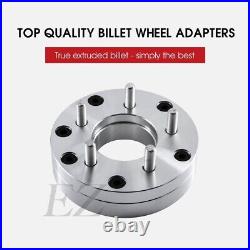 4 Wheel Adapters 6 Lug 4.5 To 5 Lug 5 Spacers 6x4.5 To 5x5 Thickness 2