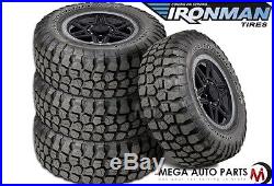 4 X New Ironman All Country M/T 35X12.50R17/10 121Q OWL All Terrain Mud Tires
