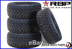 4 X New RBP Repulsor M/T 275/65R18LT 10P 123/120Q All Terrain Mud Tires MT