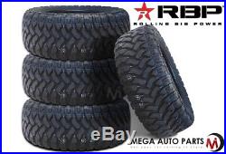 4 X New RBP Repulsor M/T LT 35X12.50R22 117Q 8Ply All Terrain Mud Tires MT
