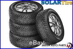 4 X New Solar 4XS 205/55/16 91H BLK SL All Season Performance Tires By Sumitomo