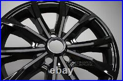 4 fit Honda CRV EX L 2023-2024 Black 18 Wheel Skins Snap On Rim Covers Hub Caps 4 fit Honda CRV EX L 2023-2024 Black 18 Wheel Skins Snap On Rim Covers Hub Caps