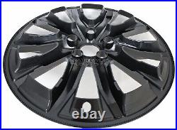4 fit Honda CRV EX L 2023-2024 Black 18 Wheel Skins Snap On Rim Covers Hub Caps 4 fit Honda CRV EX L 2023-2024 Black 18 Wheel Skins Snap On Rim Covers Hub Caps