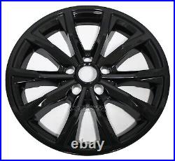 4 fit Honda CRV EX L 2023-2024 Black 18 Wheel Skins Snap On Rim Covers Hub Caps 4 fit Honda CRV EX L 2023-2024 Black 18 Wheel Skins Snap On Rim Covers Hub Caps