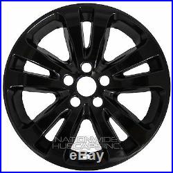 4 fits Chrysler 200 2015 16 2017 Gloss Black 17 Wheel Skins Rim Covers Hub Caps