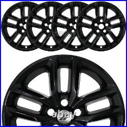 4 fits Dodge Durango GT R/T 2021-2024 Black 20 Wheel Skins Hub Caps Rim Covers 4 fits Dodge Durango GT R/T 2021-2024 Black 20 Wheel Skins Hub Caps Rim Covers