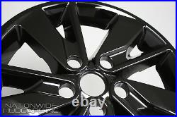 4 for Kia Optima LX 2016 17 2018 16 Black Wheel Skins Hub Caps Alloy Rim Covers