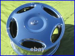 4-new Chrome Center Caps For Lexus Ls400- 74148